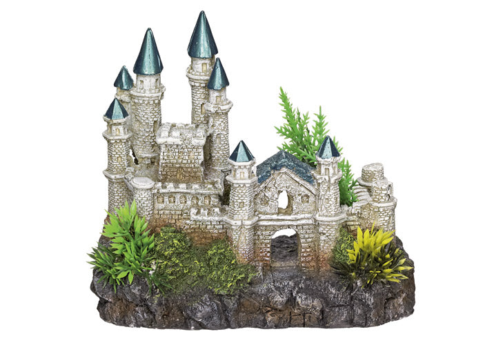 Aqua Ornaments "SCHLOSS" mit Pflanzen
