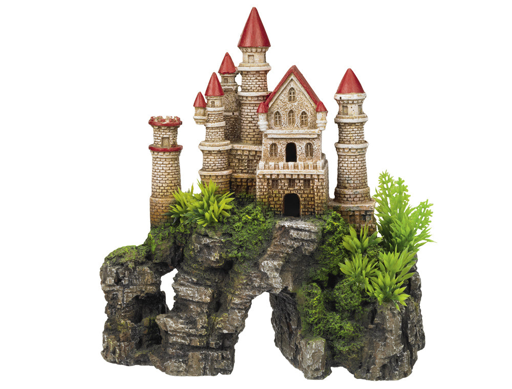 Aqua Ornaments "Schloss mit Pflanzen"