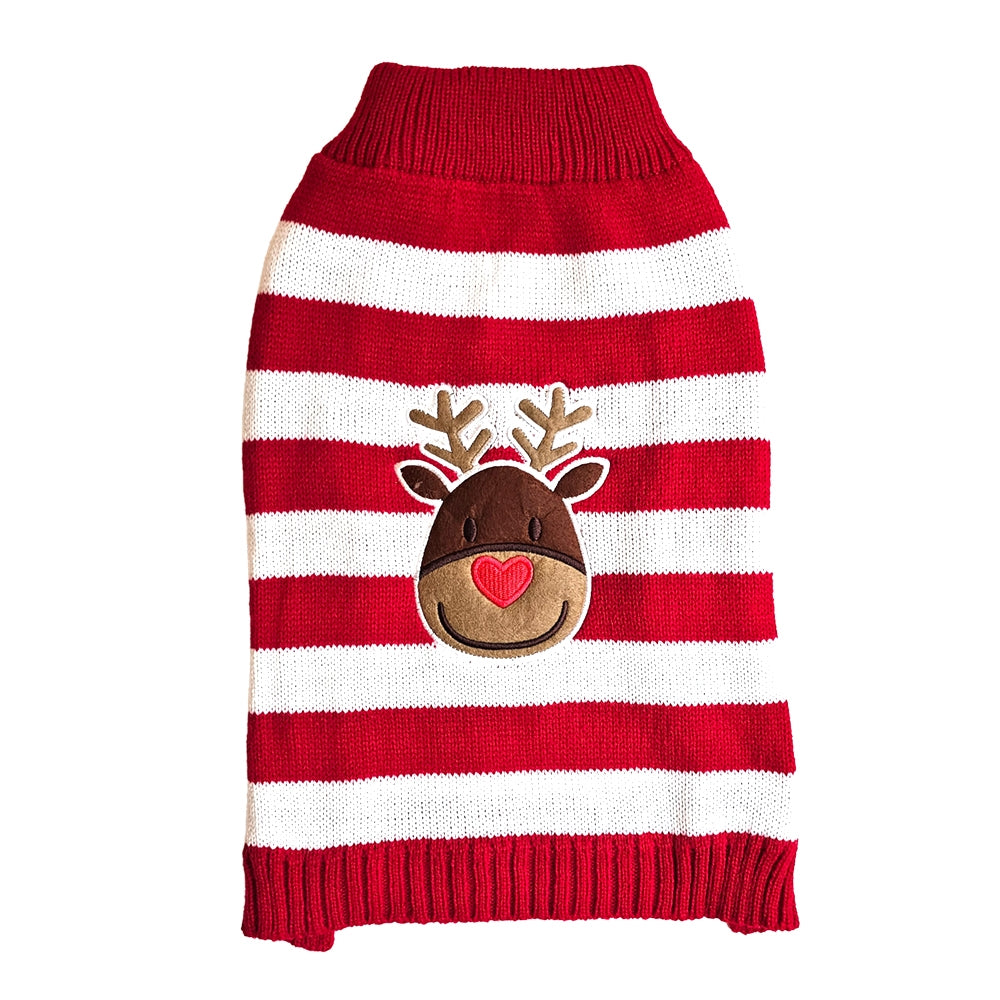 Xmas Hundepullover "HEART NOSE"