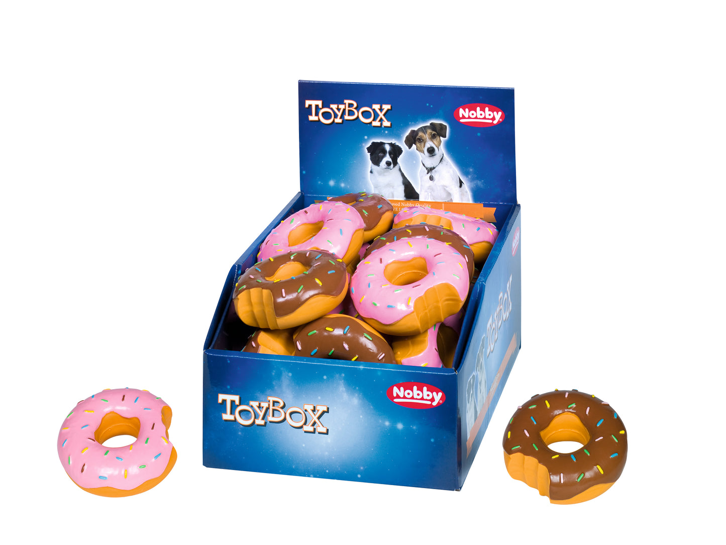 Vorratspack Latex Spielzeug Donut "Dessert"