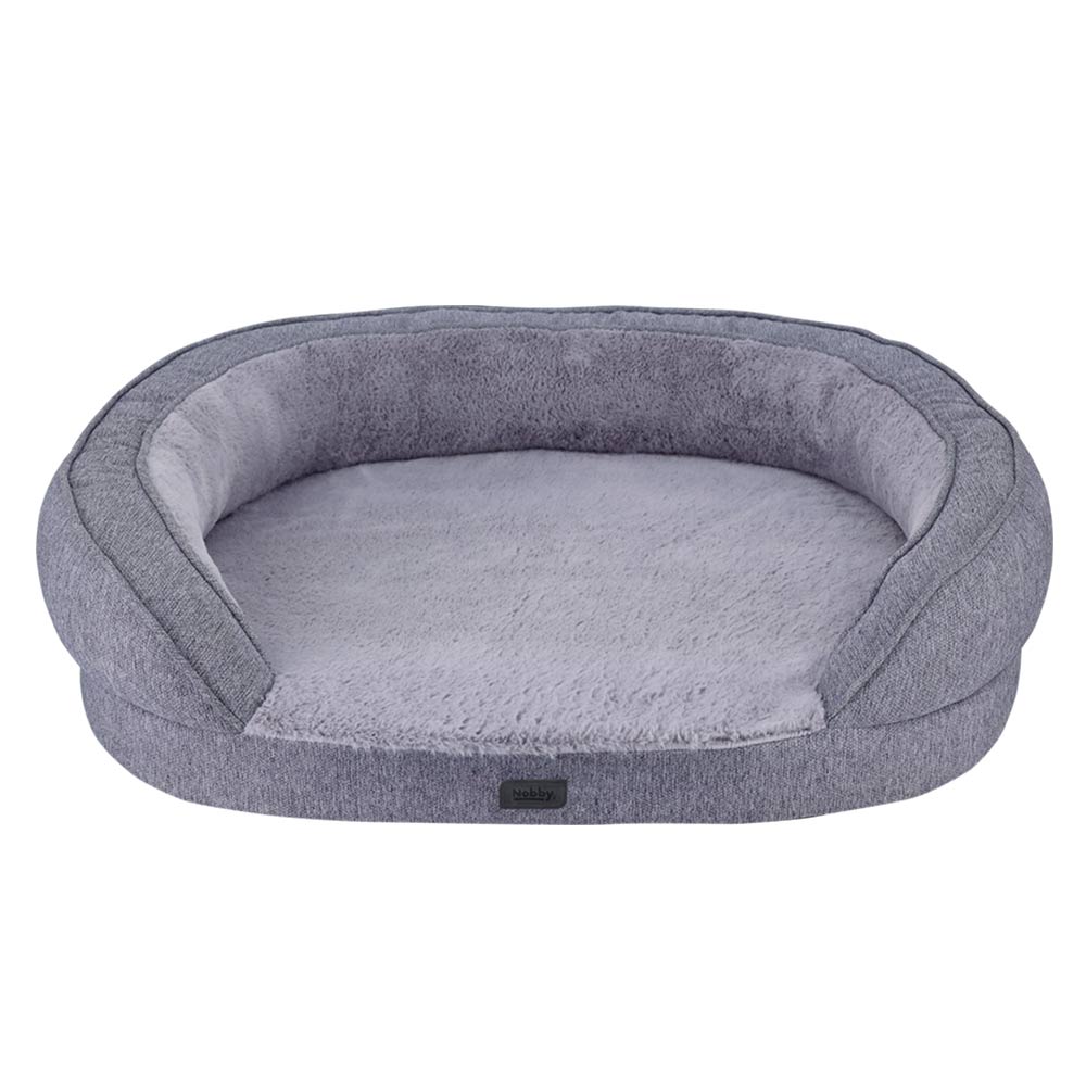Komfortbett oval "AMCA" grau