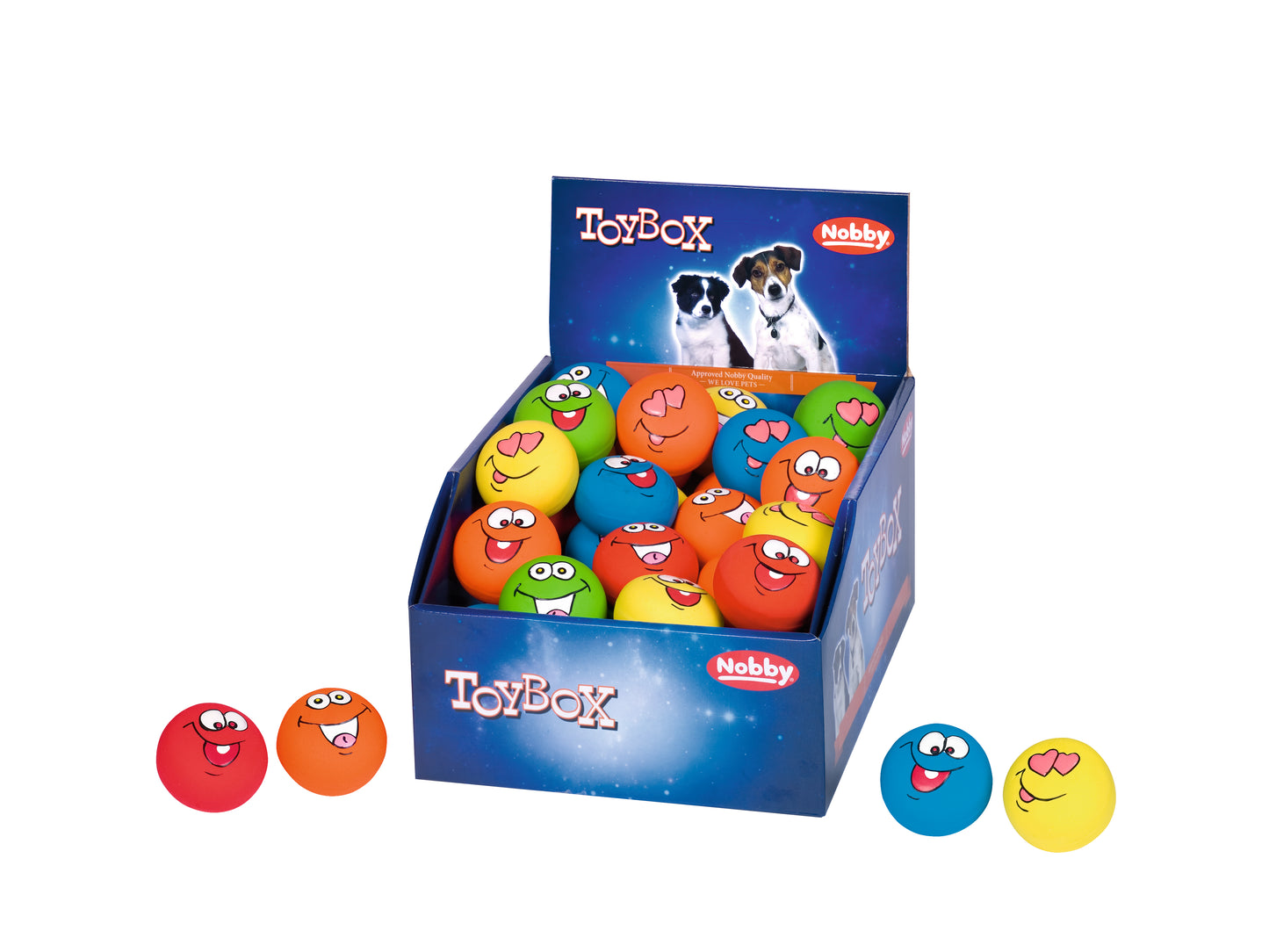 Vorratspack Latex Spielzeug "Crazy Faces"