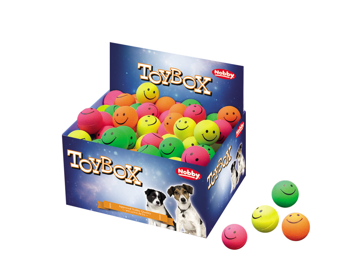 Vorratspack Moosgummi Smiley Bälle