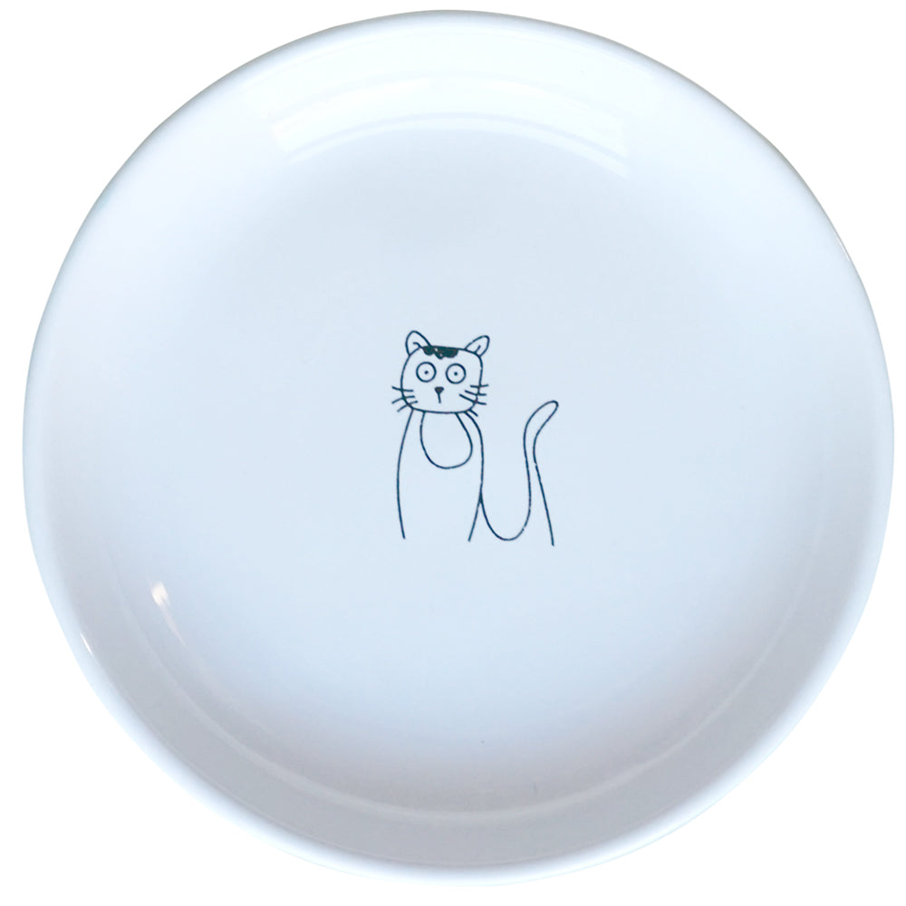 Katzen-Keramikschale "Crazy Cat"