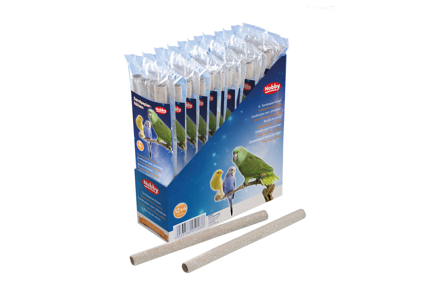 Vorratspack Sandpapierhülsen für Vögel