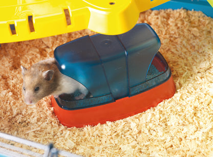 Hamstertoilette inklusive Toilettenstreu
