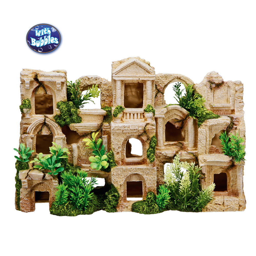 Aqua Ornaments "FISCH HABITAT" mit Pflanzen