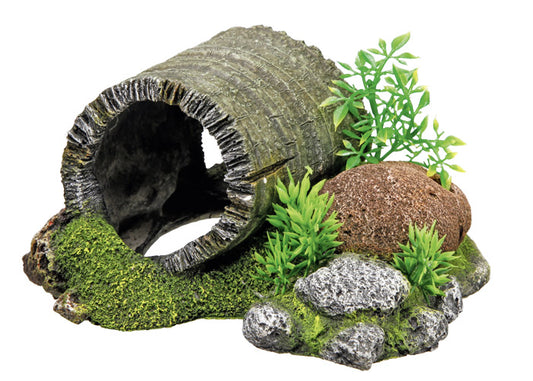 Aqua Ornaments "HOLZTUNNEL" mit Pflanzen