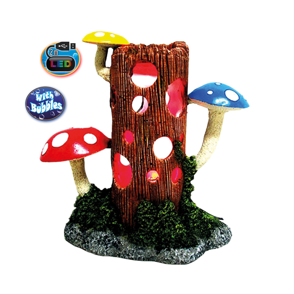 Aqua Ornaments "STAMM MIT PILZEN" mit LED