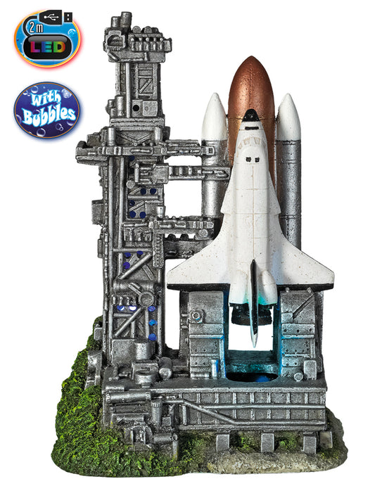 Aqua Ornaments "Rakete & Startrampe"