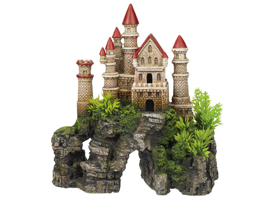 Aqua Ornaments "Schloss mit Pflanzen"