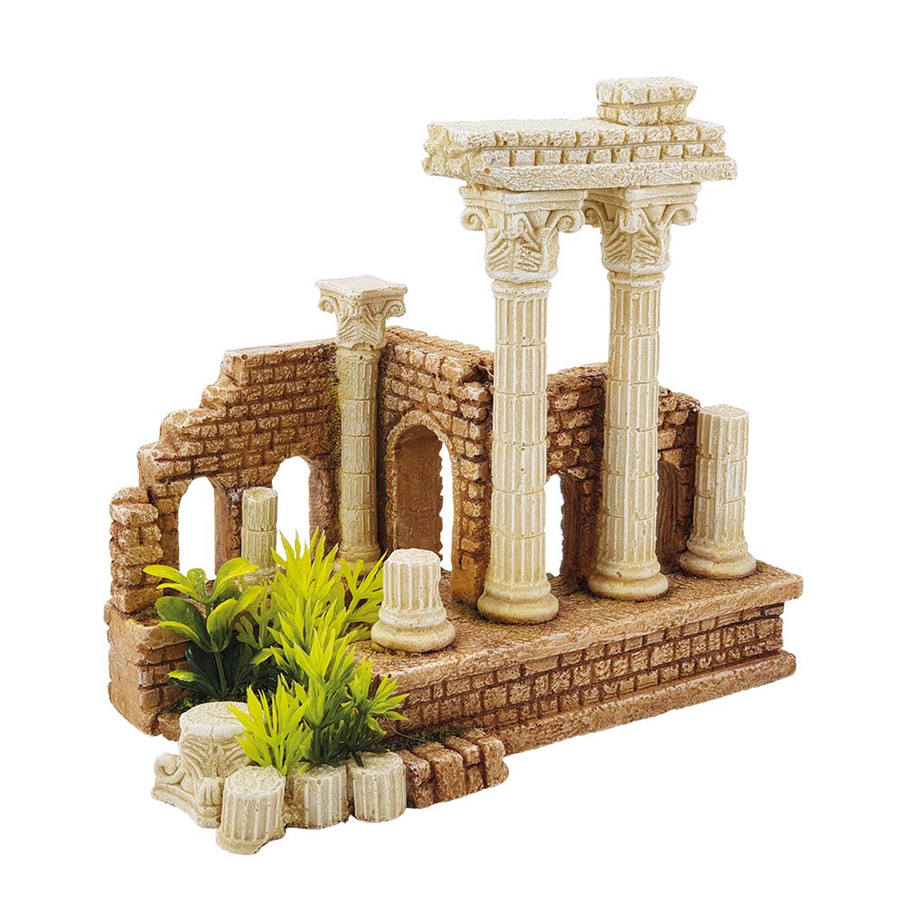Aqua Ornaments "Antike Säulen" mit Pflanzen