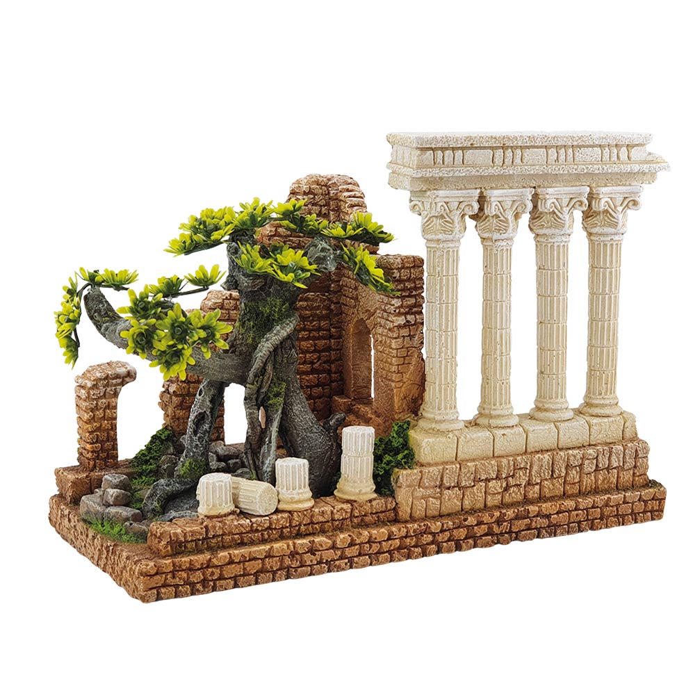 Aqua Ornaments "Antike Säulen mit Bonsai"