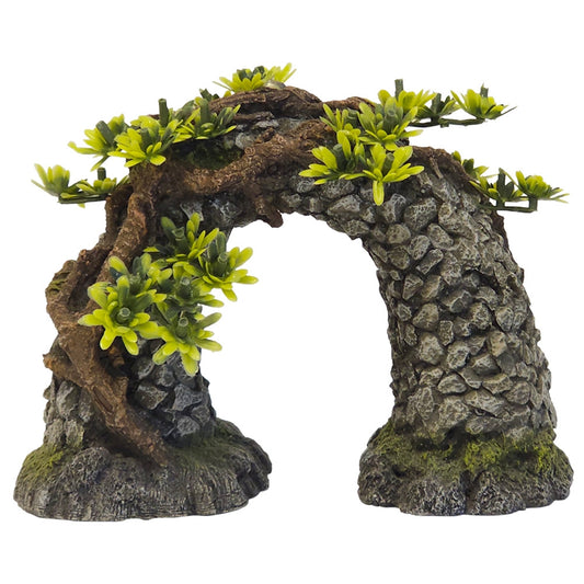 Aqua Ornaments "STEINBOGEN" mit Pflanzen