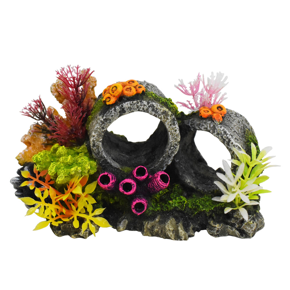 Aqua Ornaments "RÖHREN" mit Pflanzen