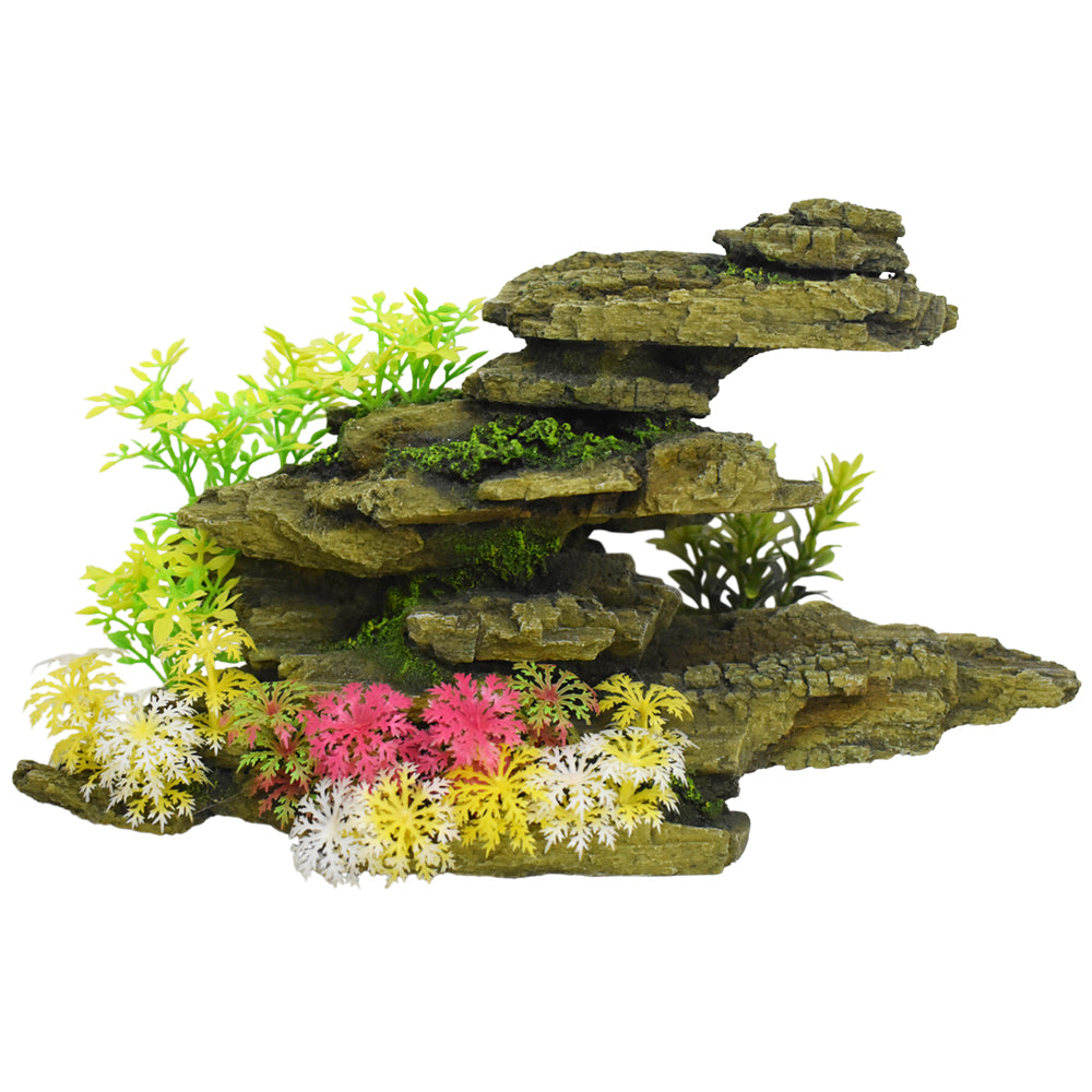 Aqua Ornaments "HOLZ" mit Pflanzen