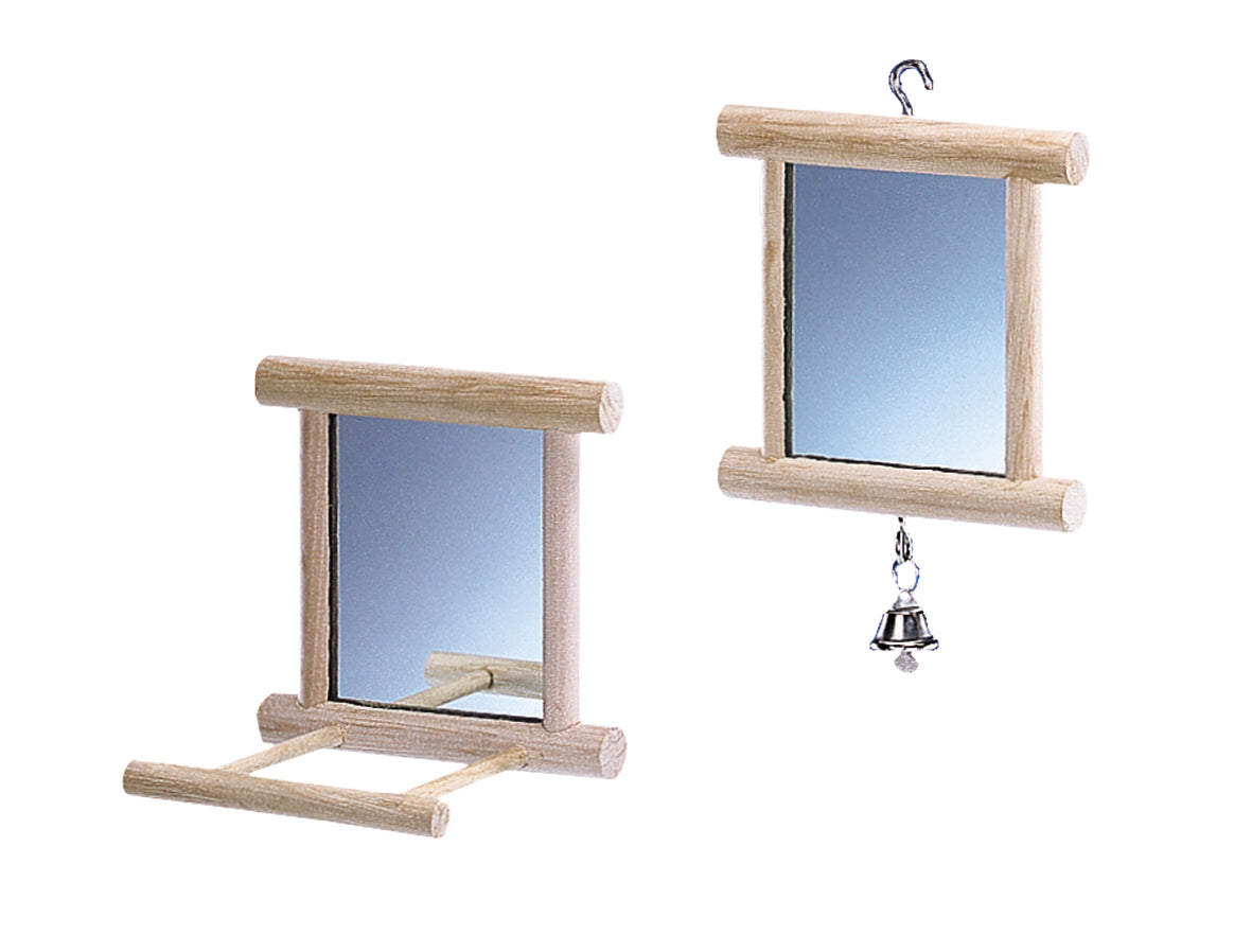 Holzspiegel für Vögel