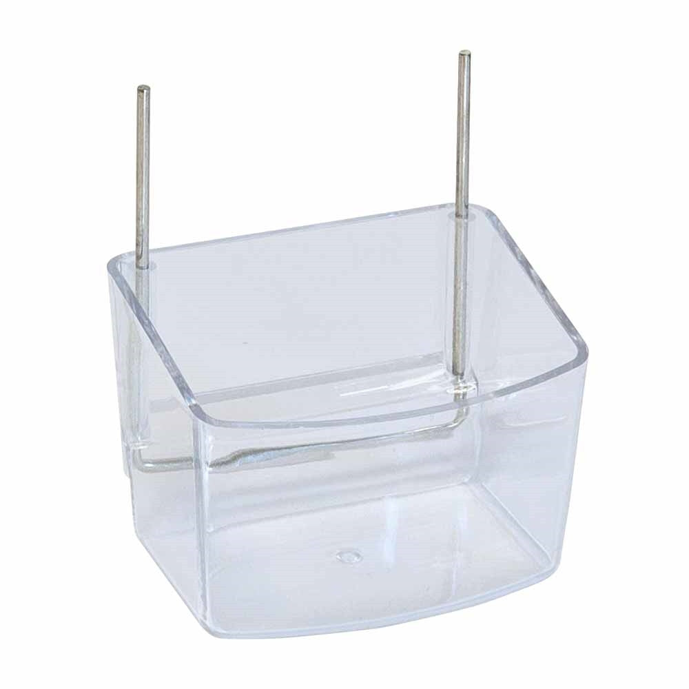 Papageien-Napf eckig