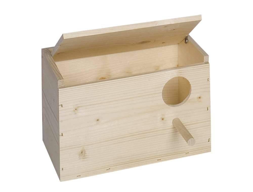 Nistkasten mit Mulde