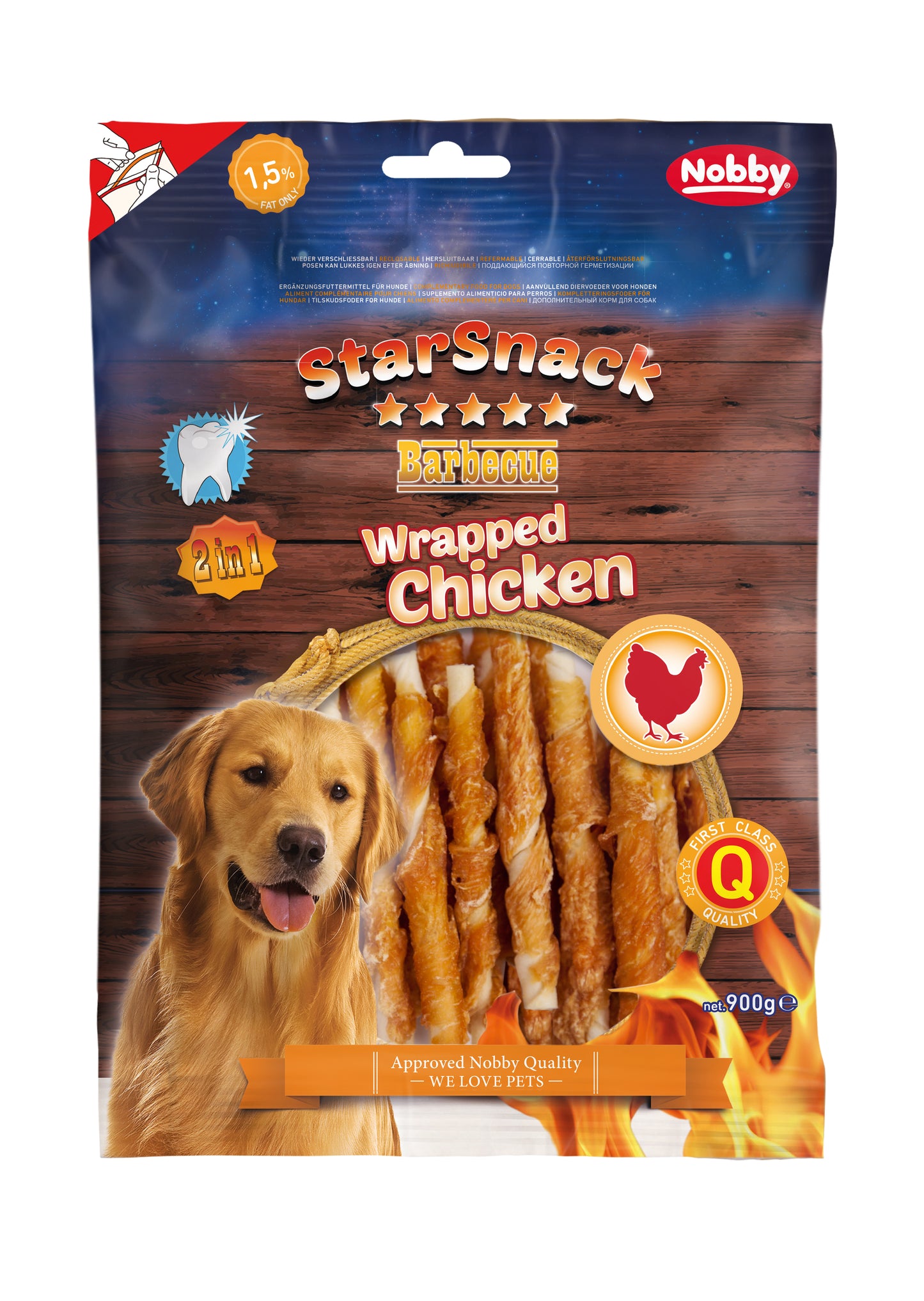 StarSnacks BBQ Wrapped Chicken