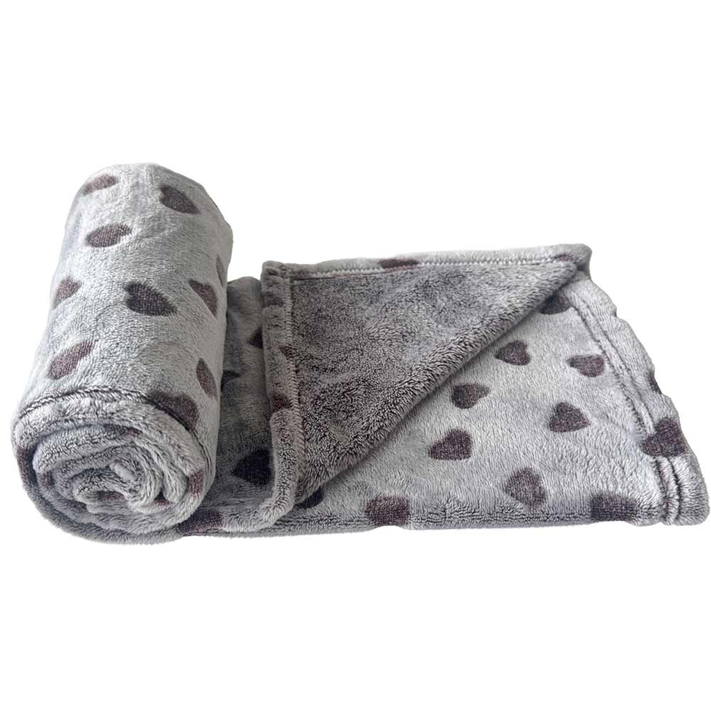 Fleecedecke "HEART" für Hunde und Katzen