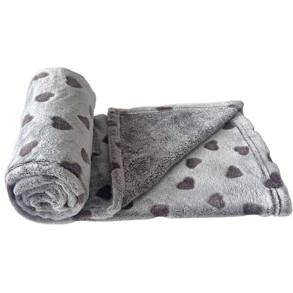 Fleecedecke "HEART" für Hunde und Katzen