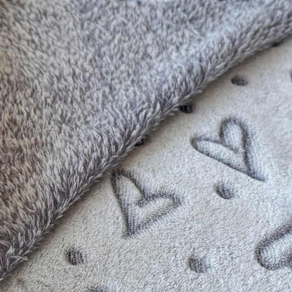 Fleecedecke "CORI" für Hunde und Katzen in Hellgrau
