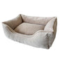 Softplüsch Komfortbett eckig "TALA" in Beige