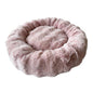 rundes Softplüsch Komfortbett "ISTAS" in Rosa