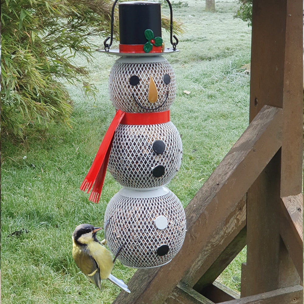 Xmas Schneemann Futterspender