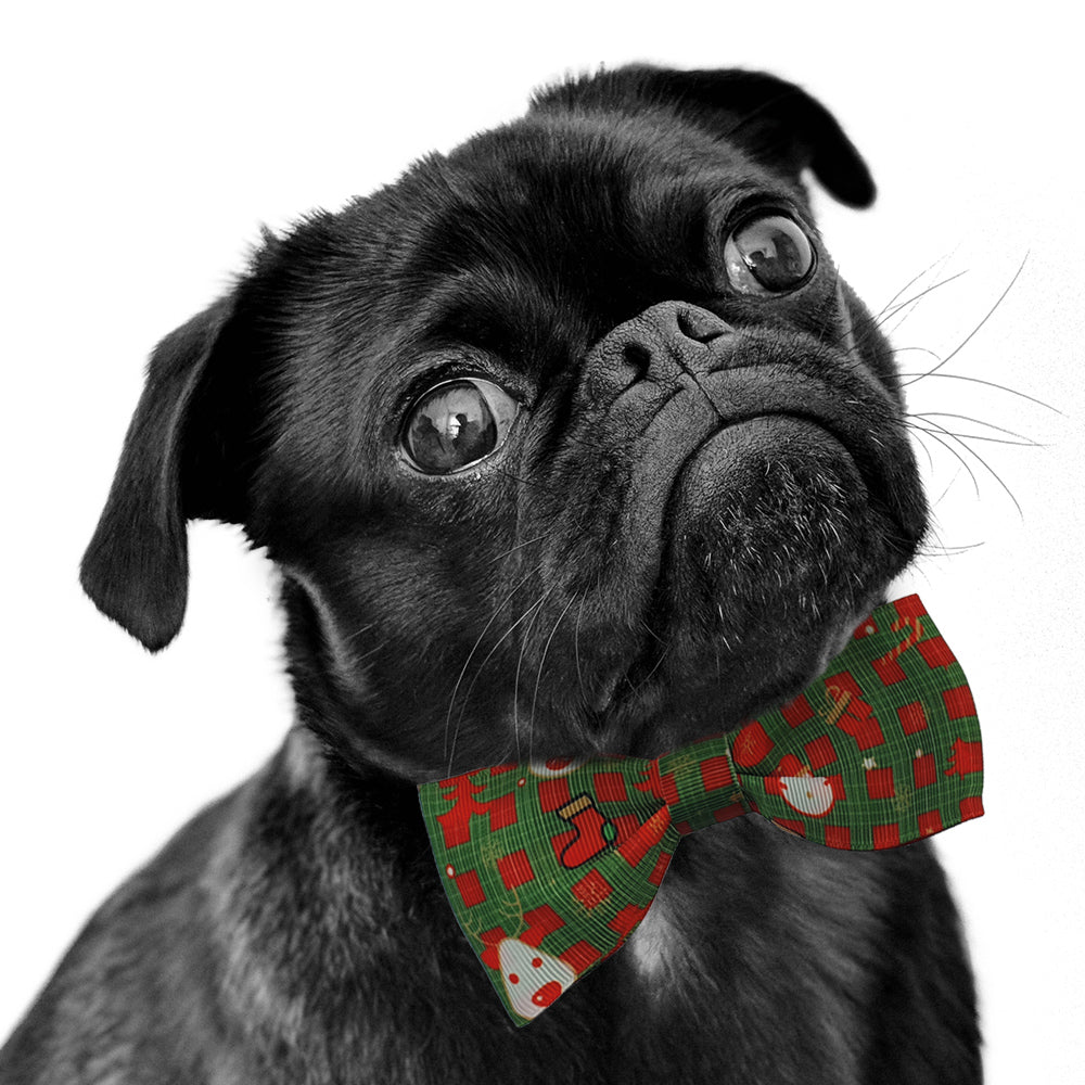 XMAS Hundehalsband mit Schleife