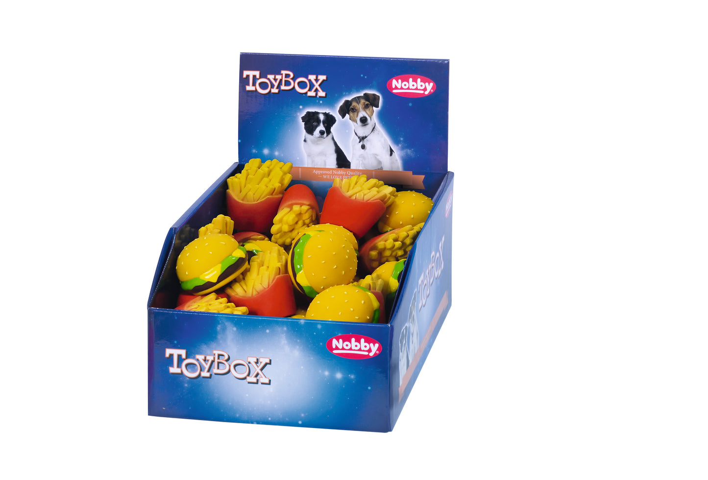 Vorratspack Latex Spielzeuge "Fastfood"