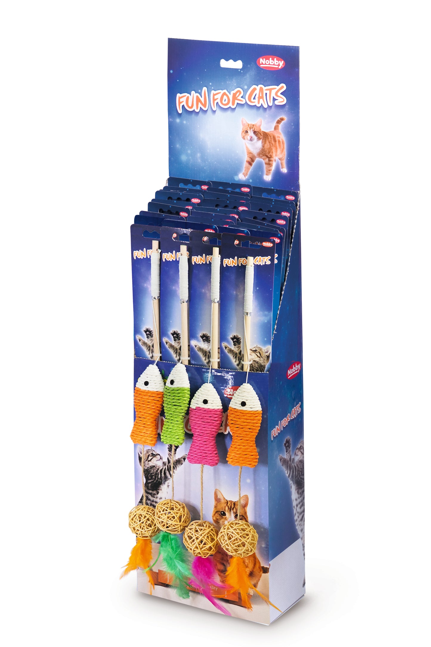 Vorratspack Angel mit Fisch & Ball aus Sisal