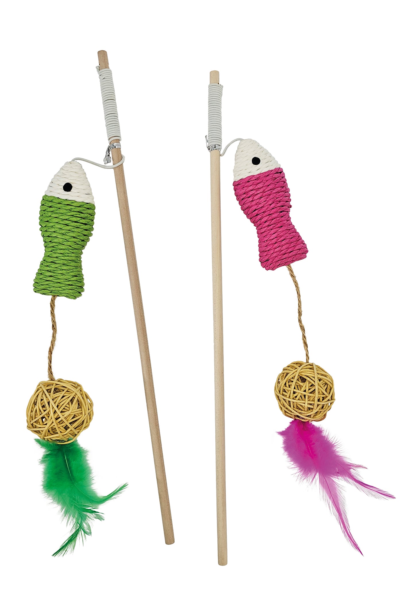Vorratspack Angel mit Fisch & Ball aus Sisal