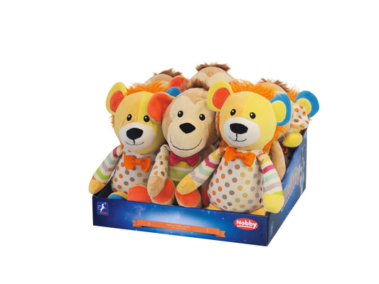 Vorratspack Plüsch Löwe und Affe "Patchwork"