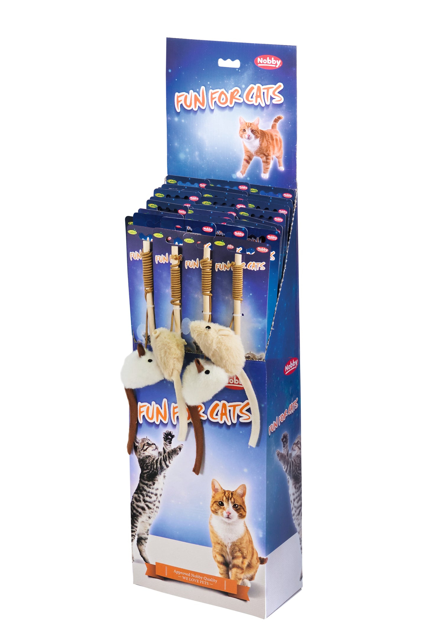 Vorratspack Angel Plüschmaus mit Stimme und Catnip