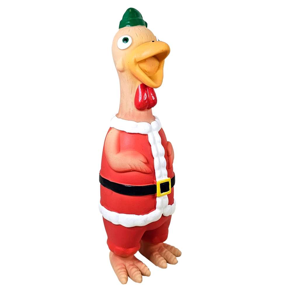 Xmas Latex Hähnchen Santa