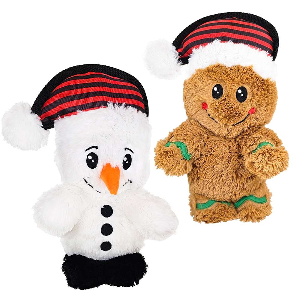 Vorratspack XMAS Plüsch Schneeman & Lebkuchenmann