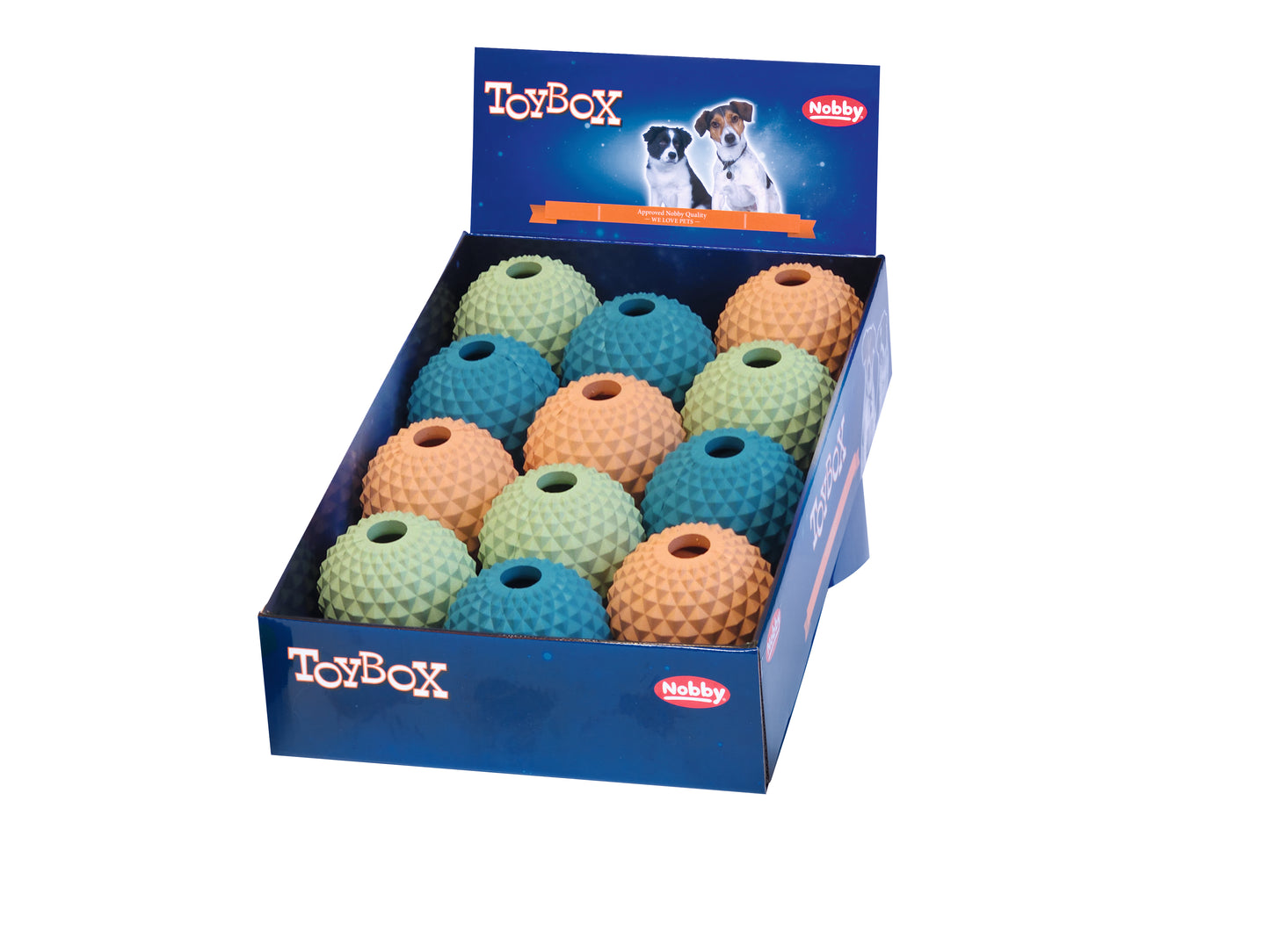 Vorratspack Vollgummi Snackball "Diamant"