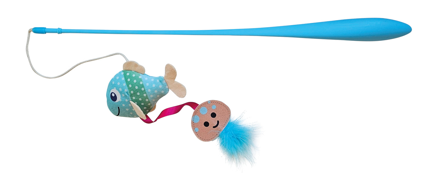 Angel mit Spielzeug