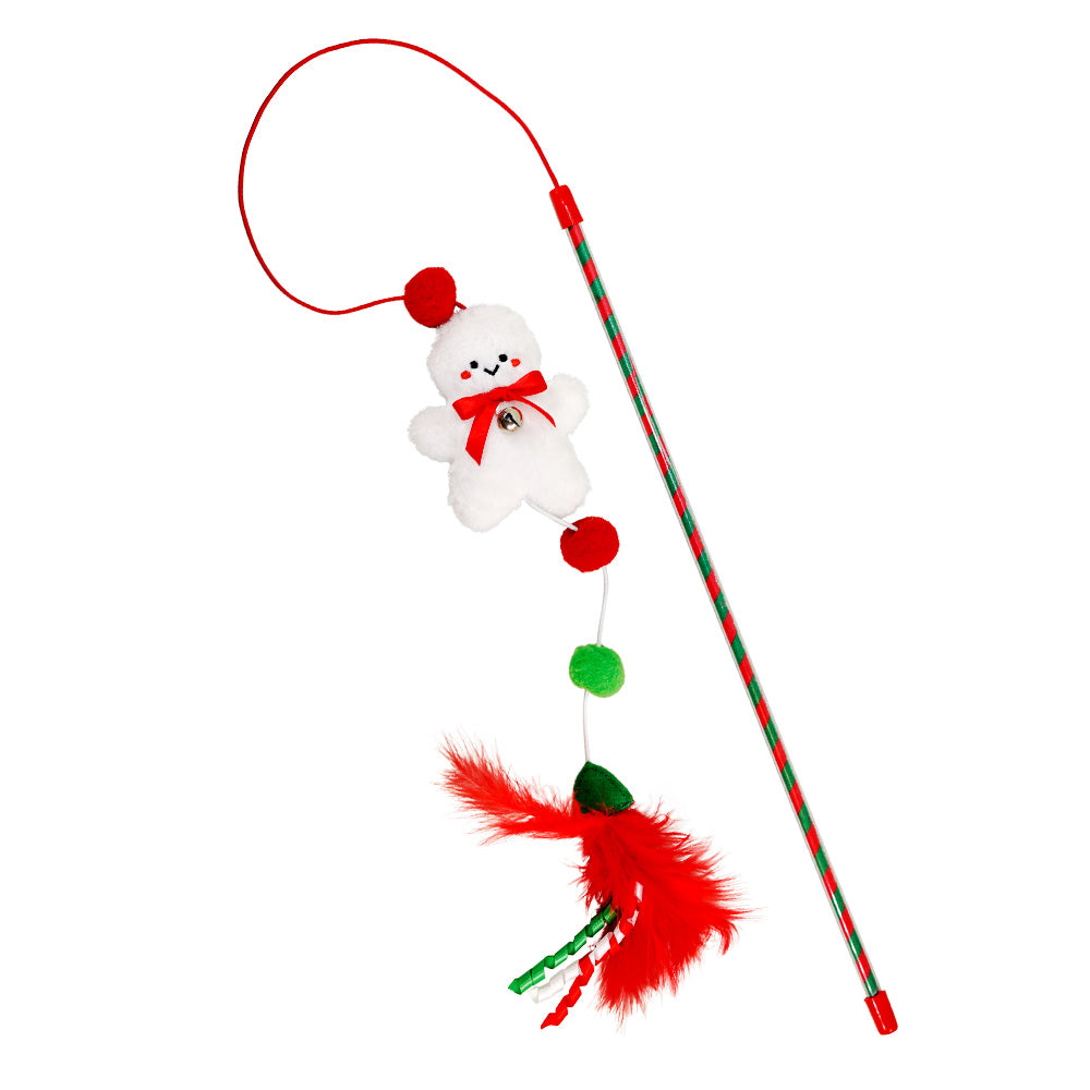 XMAS Katzenangeln mit Catnip & Spielzeug – 16er-Vorratspack