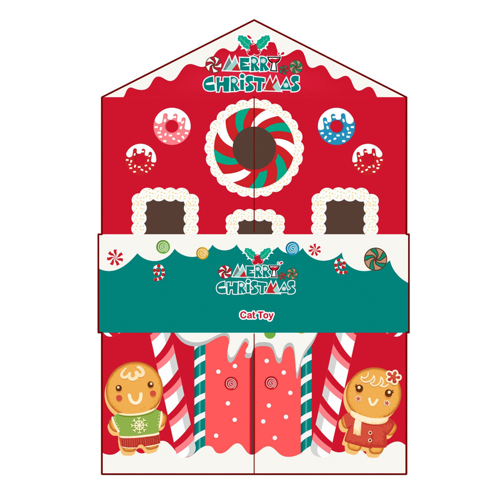 XMAS Geschenkbox Cat – 10 Katzenspielzeuge mit Catnip
