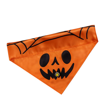 Halloween-LED-Halstuch „Pumpkin“ für Hunde