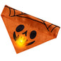 Halloween-LED-Halstuch „Pumpkin“ für Hunde