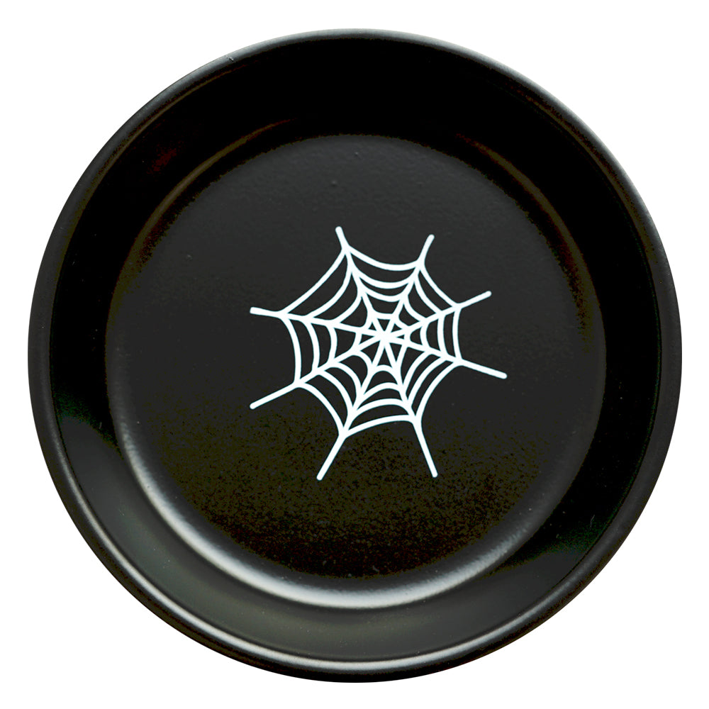 Halloween-Katzennäpfe aus Edelstahl "Spinne" & "Spinnennetz"