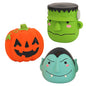 Vorratspack Halloween-Latexspielzeuge Vampir, Monster und Gruselkürbis