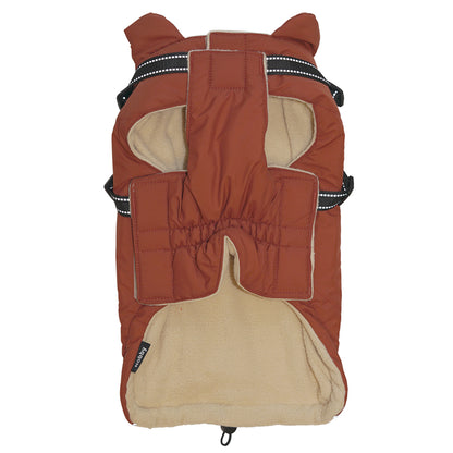 Hundemantel "EIVOR 2 in 1" mit integriertem Geschirr
