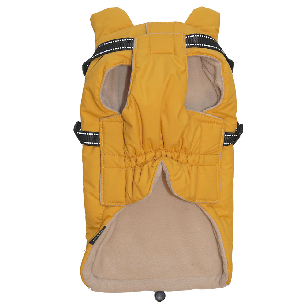 Hundemantel "EIVOR 2 in 1" mit integriertem Geschirr