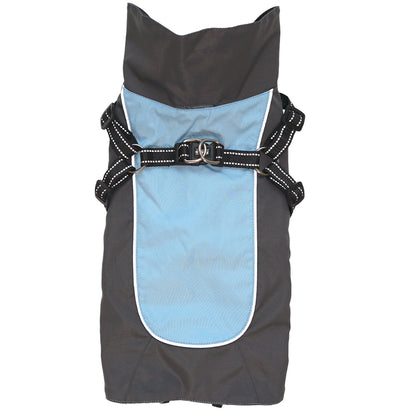 Hundemantel "VIDAR 2 in 1" mit integriertem Geschirr