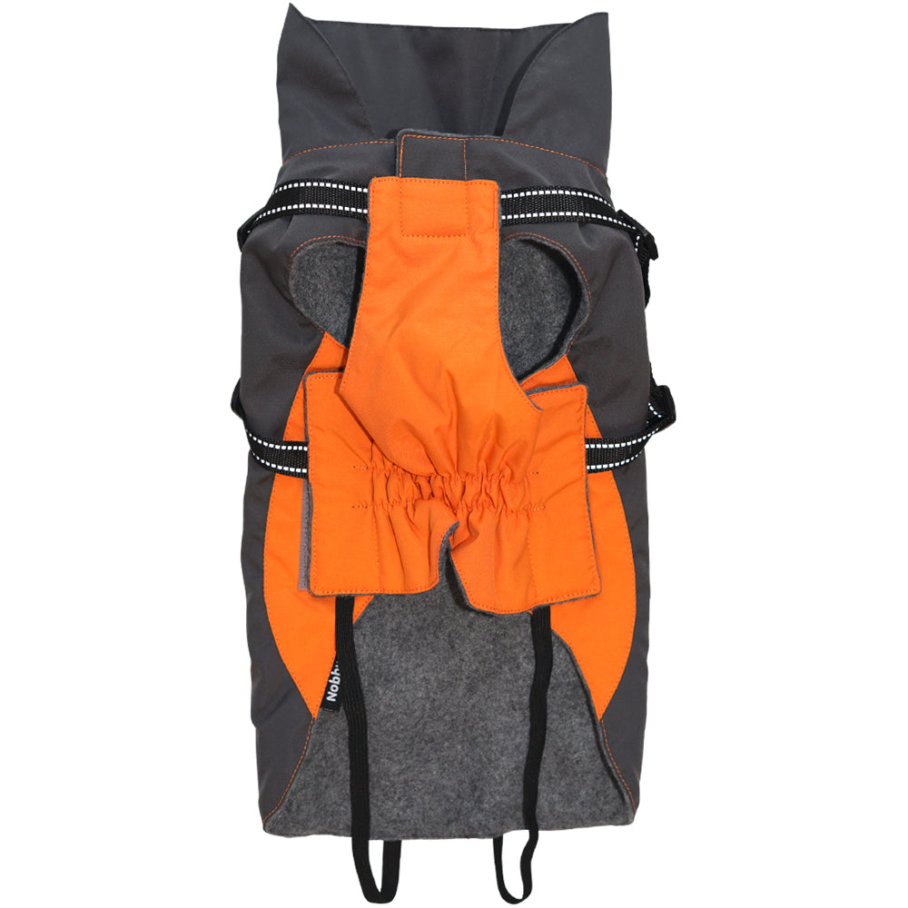 Hundemantel "VIDAR 2 in 1" mit integriertem Geschirr
